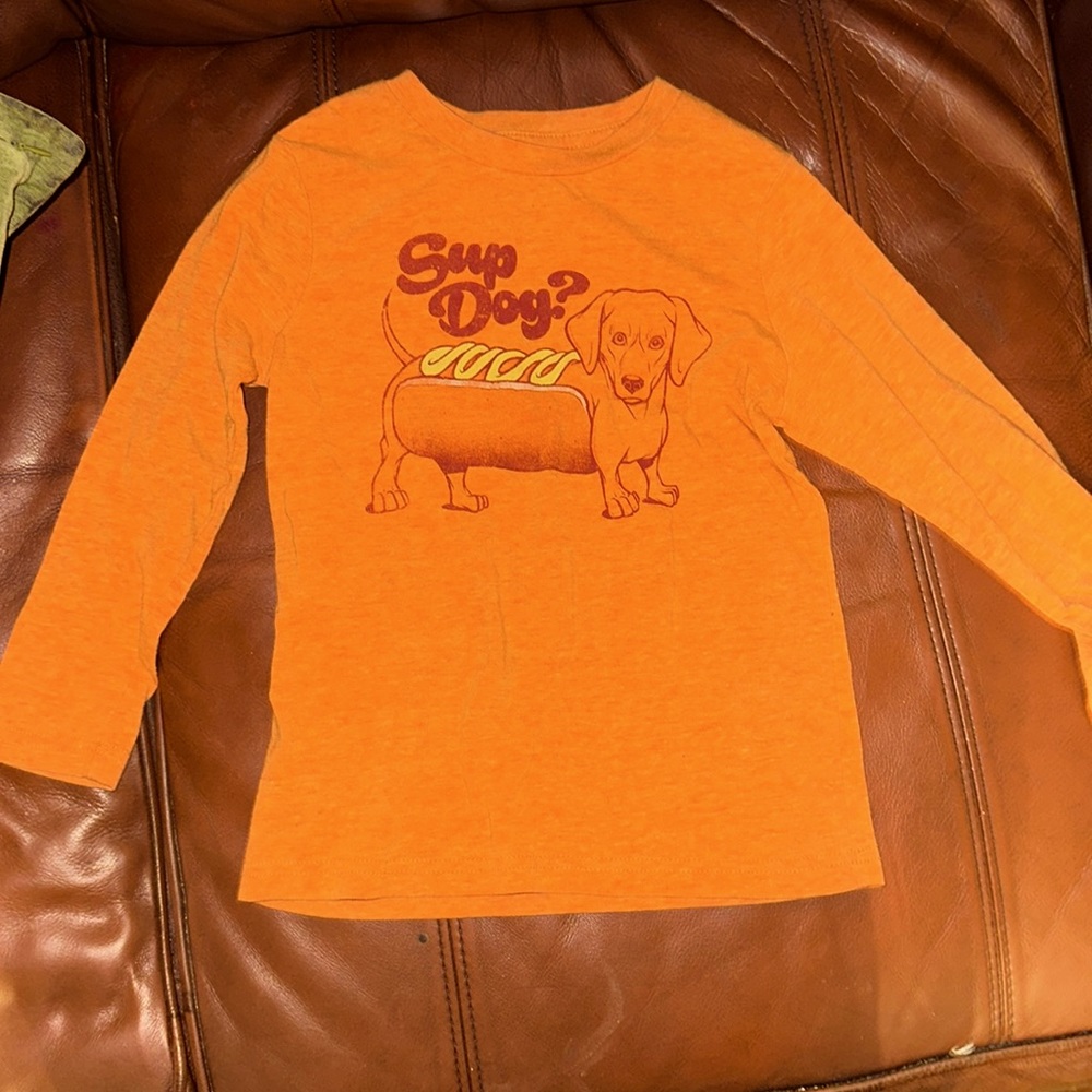 Boys JEM Collective Orange Graphic tee 5